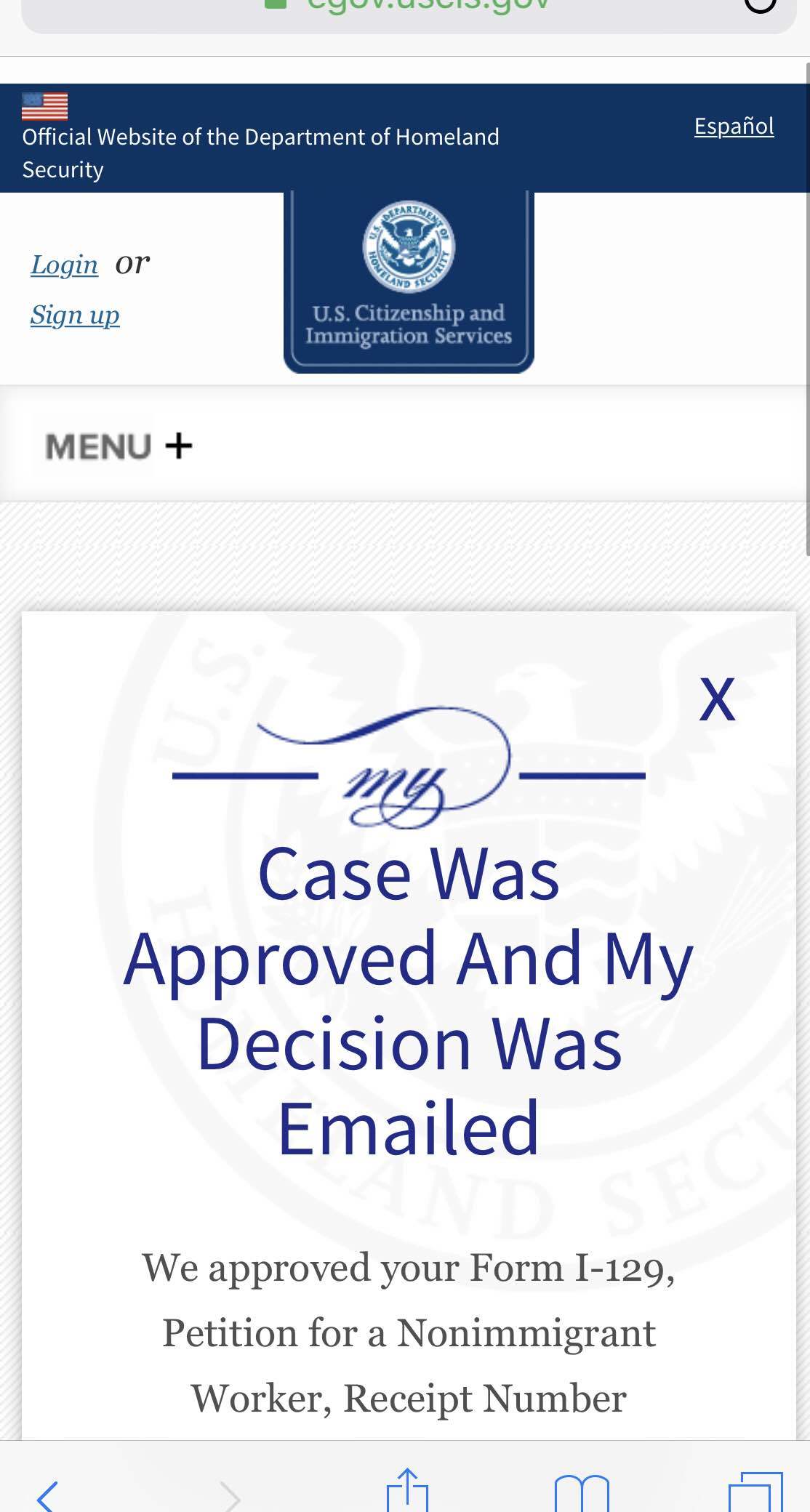 Approved!!