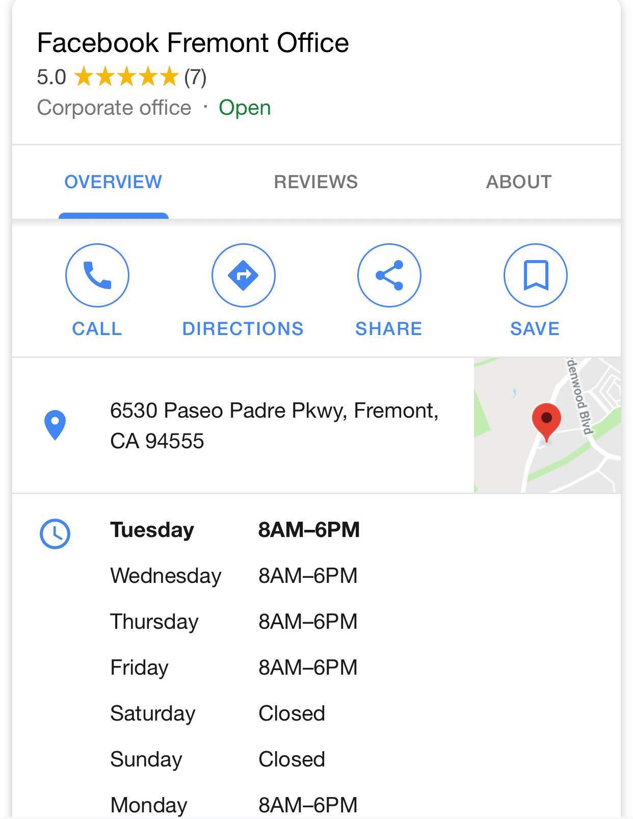 FB office opened in Fremont