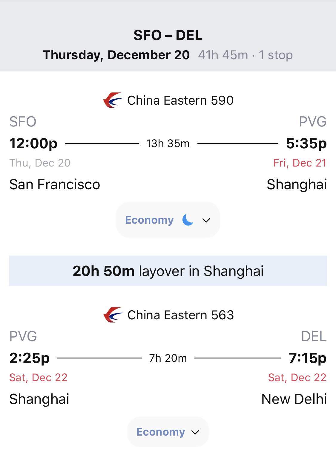 Shanghai Night Layover