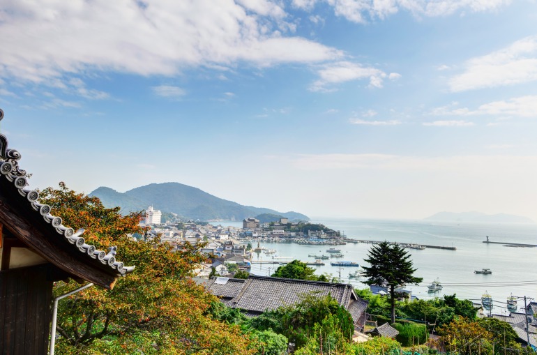 医王寺登顶后的景色