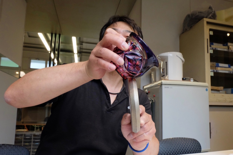 Mr Matsubayashi explained his work