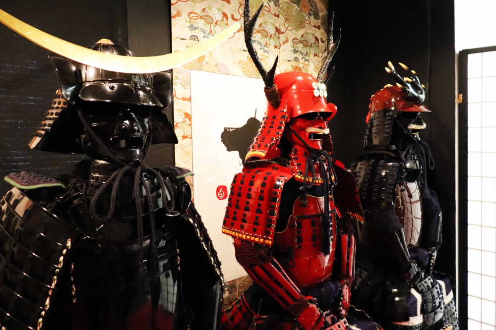 Japanese armor at Samurai Armor Photo Studio