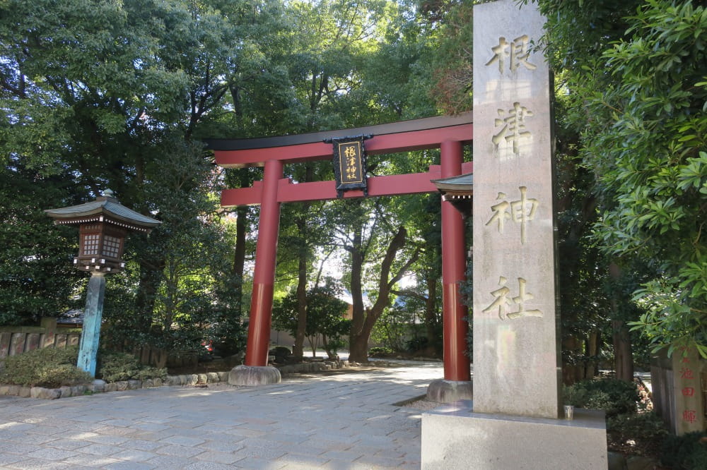 根津神社の鳥居