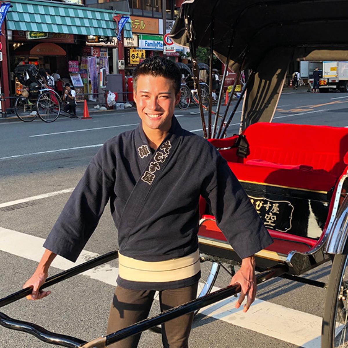 東京の下町【浅草】観光へ。えびす屋浅草で「人力車」と「俥夫」の魅力