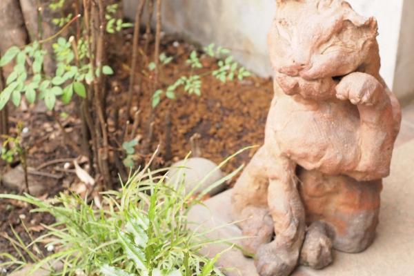 ギャラリー猫町の外にあるオブジェ