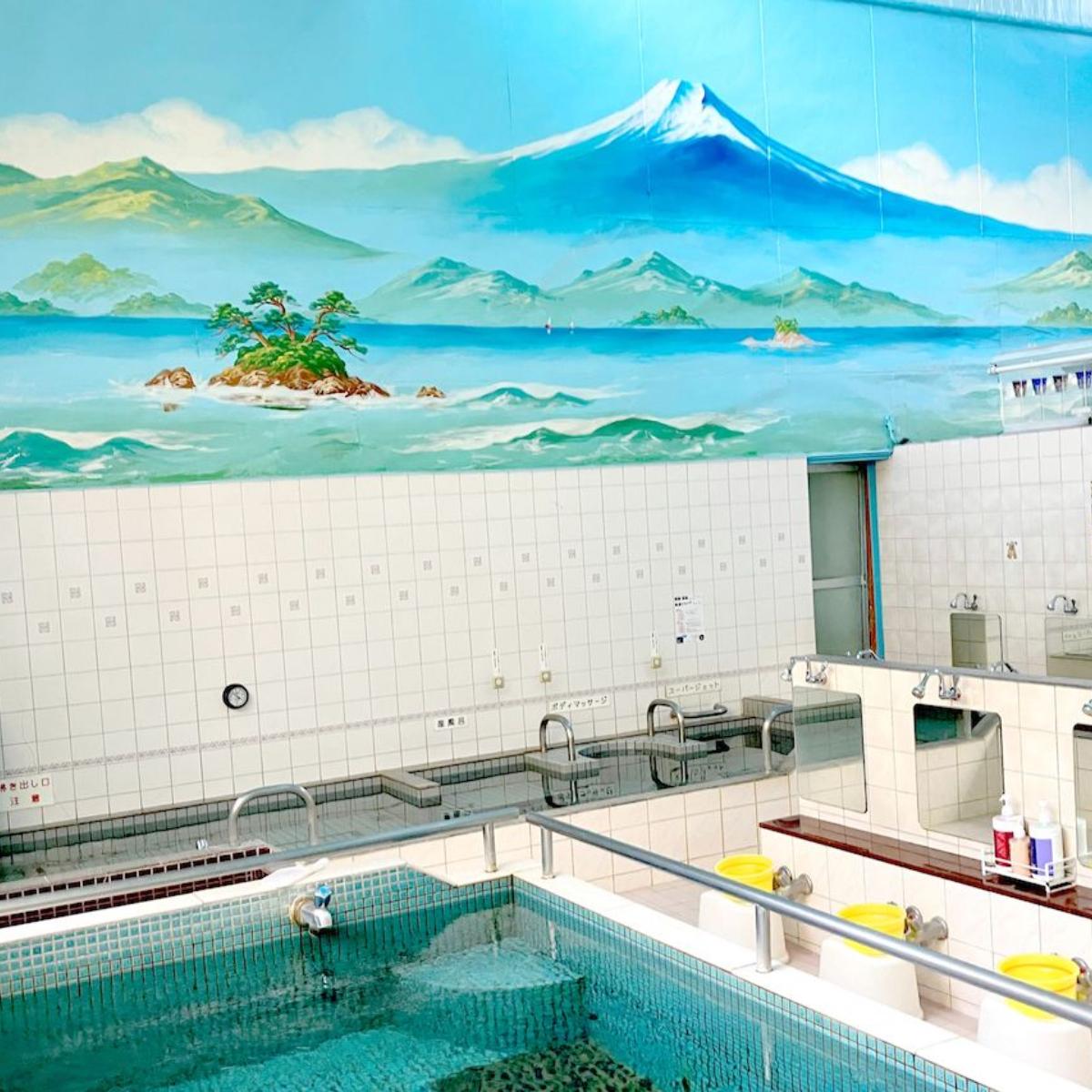 Why Public Baths have Mt. Fuji Murals: Works of 