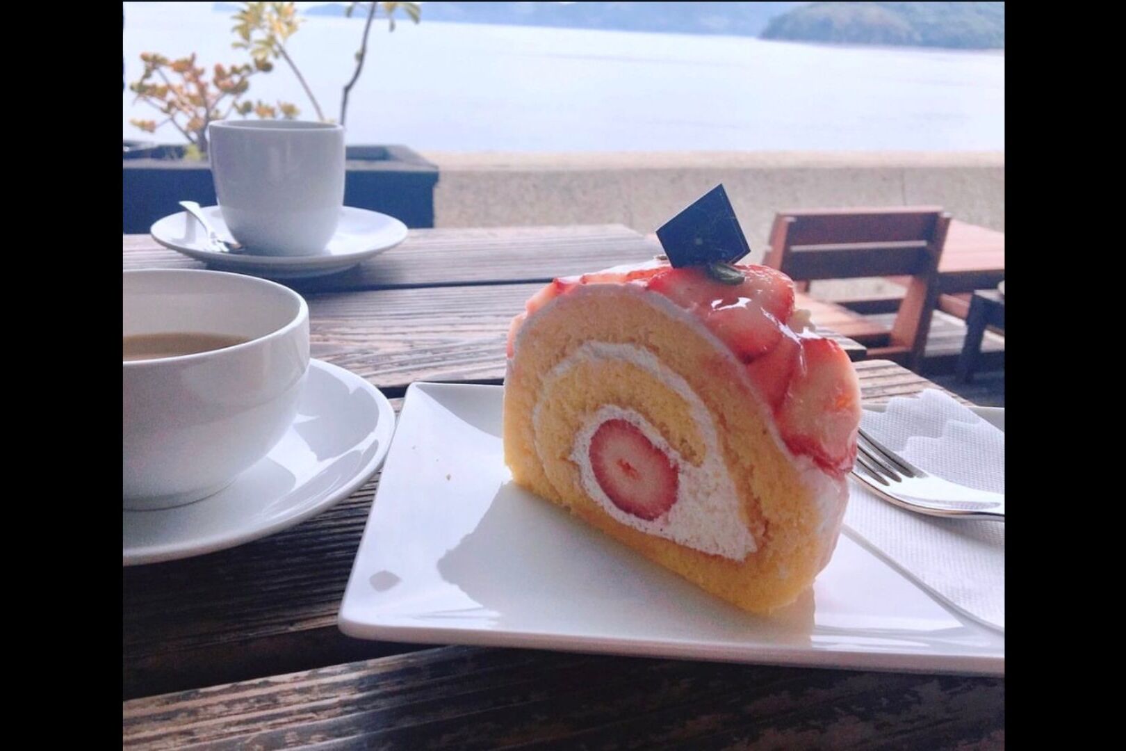Pâtisserie T's cafe 玉屋のロールケーキ