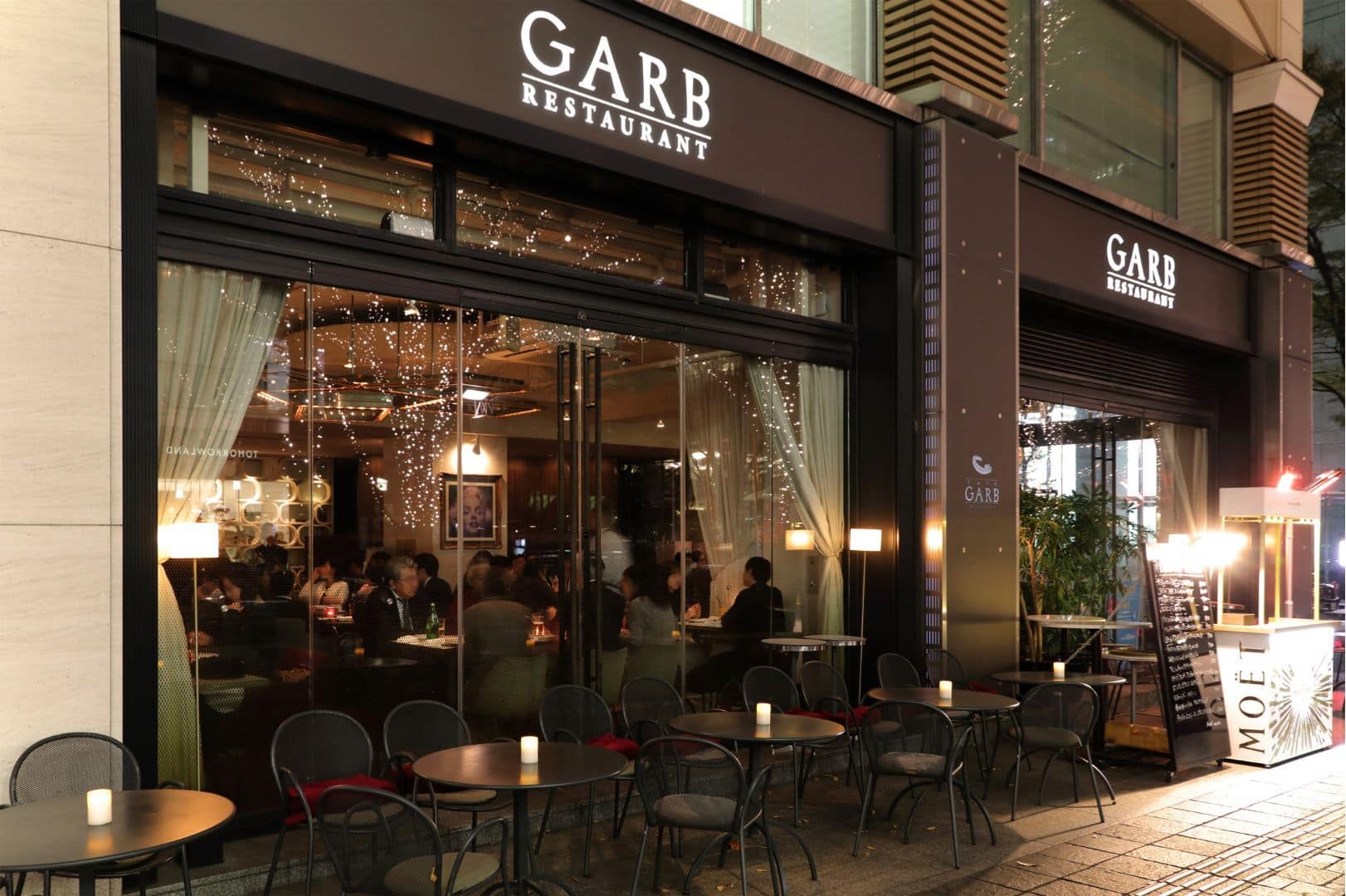GARB Tokyoのテラス席