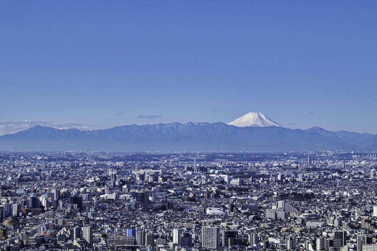 都庁南展望室からの風景