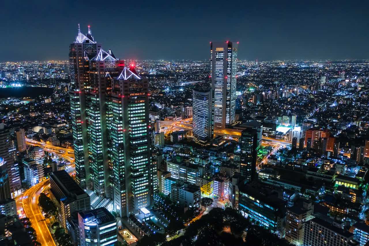 都庁展望室からの夜景