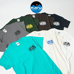①KAVU(カブー)ロゴ入りTシャツ