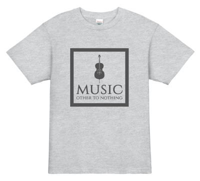 クラシカルなムードが漂うシックなデザインのバンドTシャツ