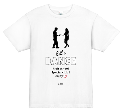 オリジナルダンスTシャツ