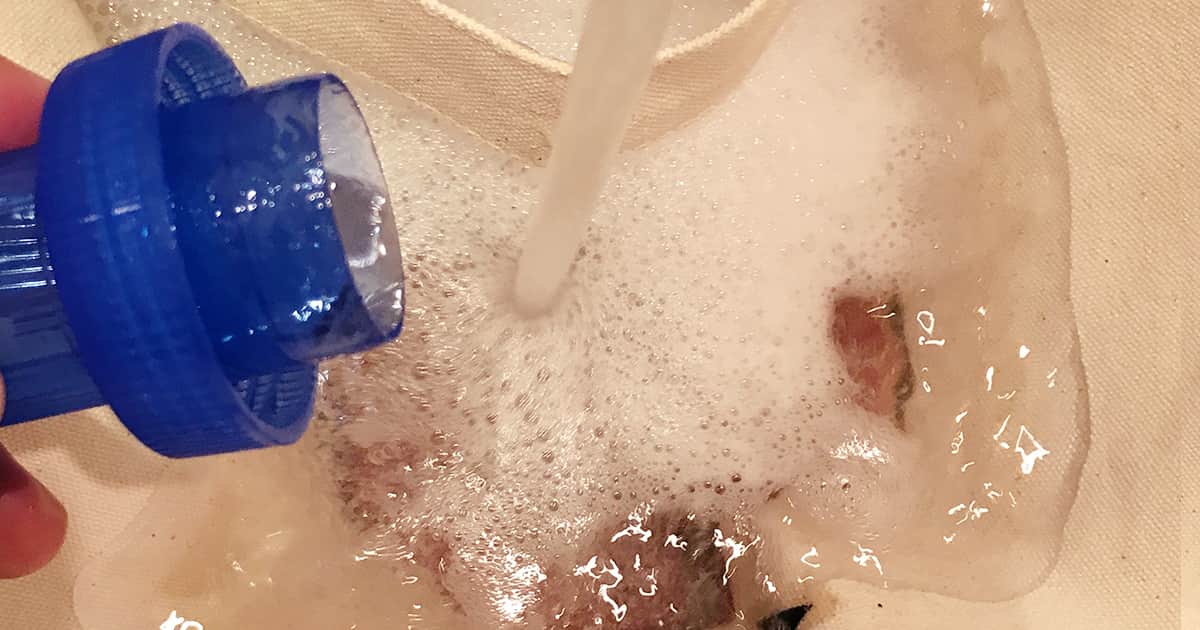 キャンバストートバッグがしわになりにくい洗濯方法と注意点!
