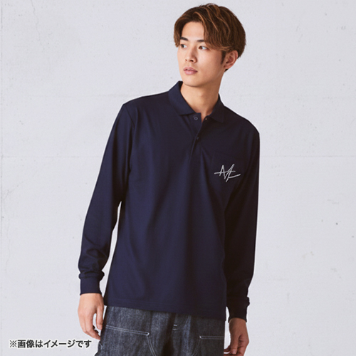 スペシャルドライカノコロングスリーブポロシャツ(ポケット付)