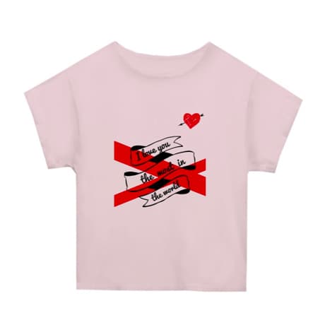 ウィメンズロールアップTシャツ