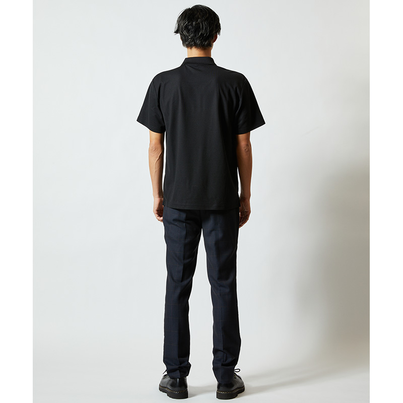 後ろ│モデル身長：182cm/ ブラック/ Lサイズ着用