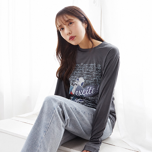 インターロックドライ長袖Tシャツ