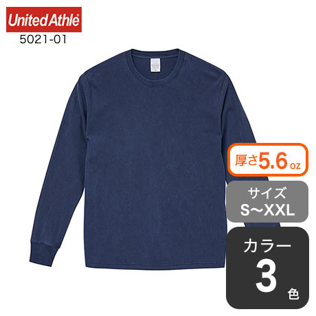 ピグメントダイロングスリーブTシャツ