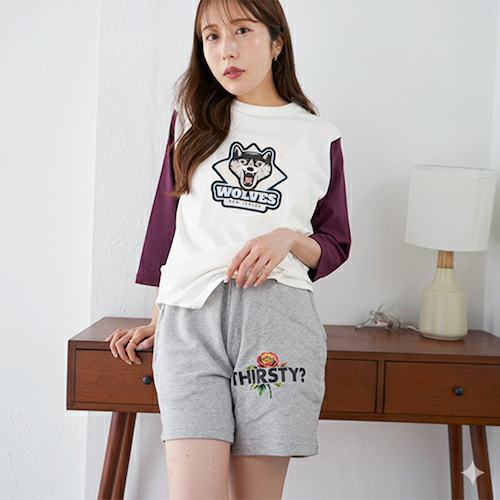 ライトスウェットハーフパンツ