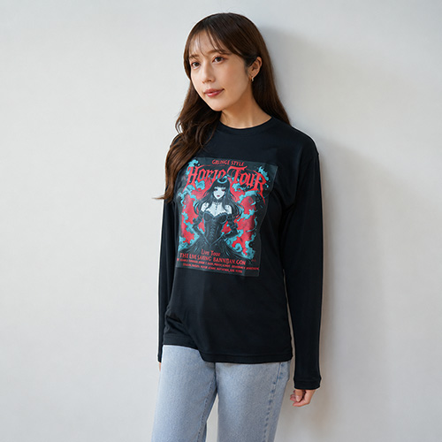 ドライシルキータッチロングスリーブTシャツ