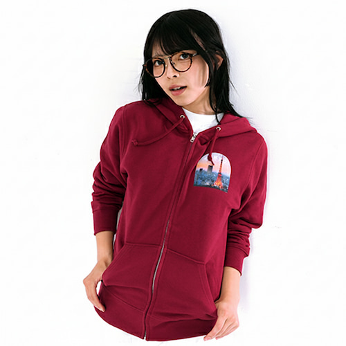 フィットライトジップパーカー