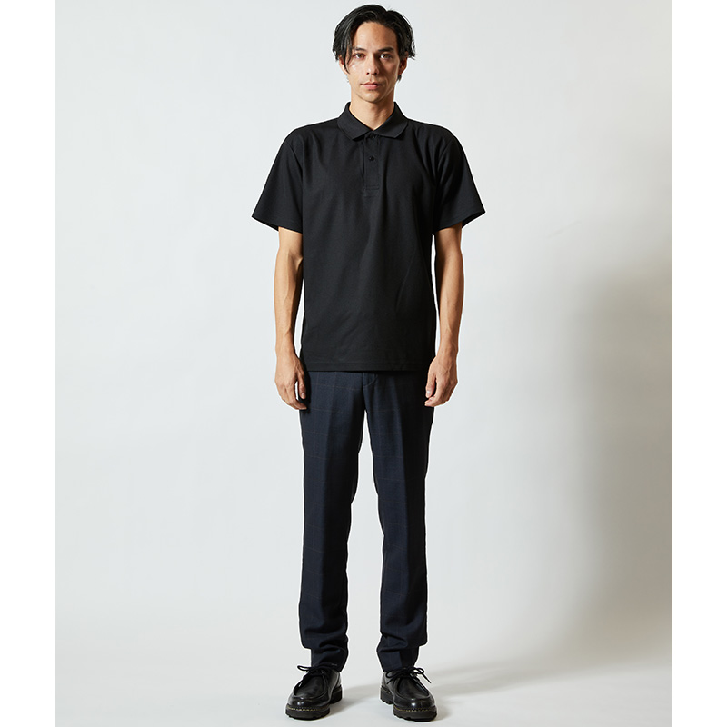 正面│モデル身長：182cm/ ブラック/ Lサイズ着用