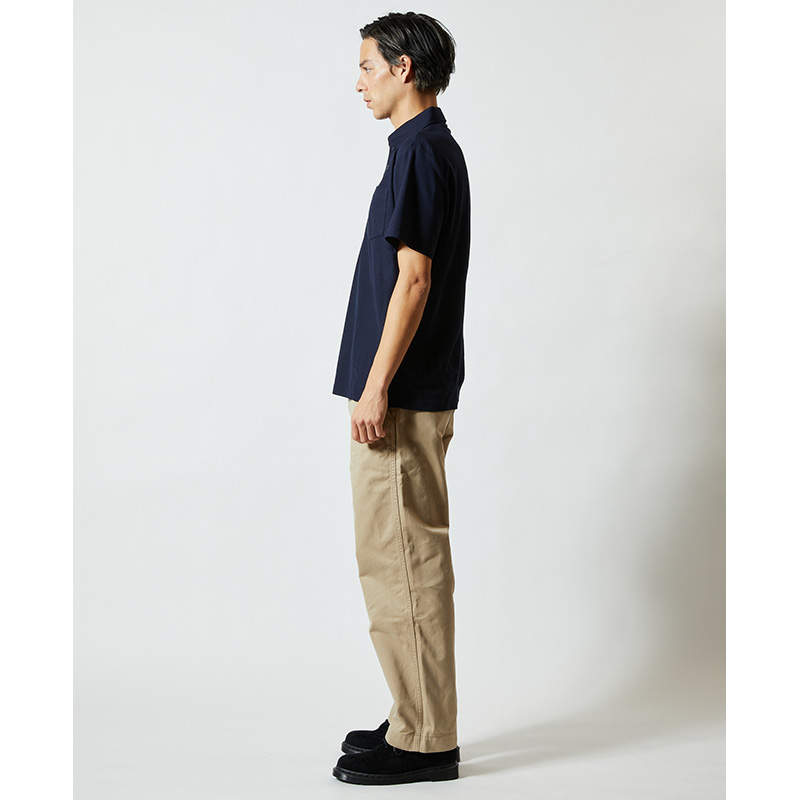 横│モデル身長：182cm/ ネイビー/ Lサイズ着用