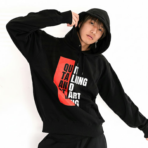 レギュラーウェイトスウェットP/Oポケットレスパーカー