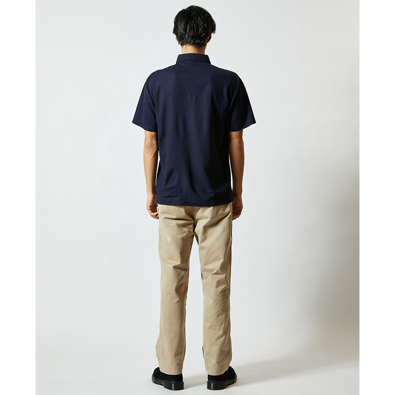 後ろ│モデル身長：182cm/ ネイビー/ Lサイズ着用