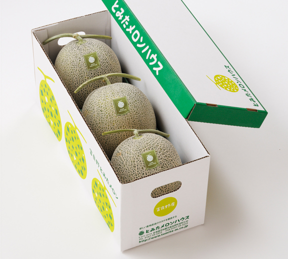 青肉メロン3玉詰6kg | とみたメロンハウス
