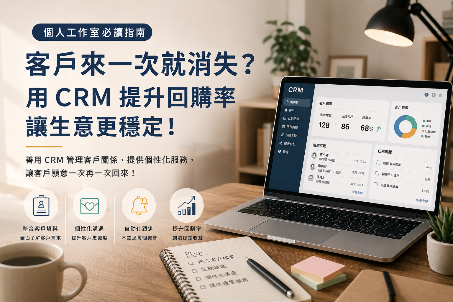 客戶總是來一次就消失？CRM 如何提升你的回購率