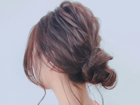 ヘアアレンジ　ワックス　スタイリング