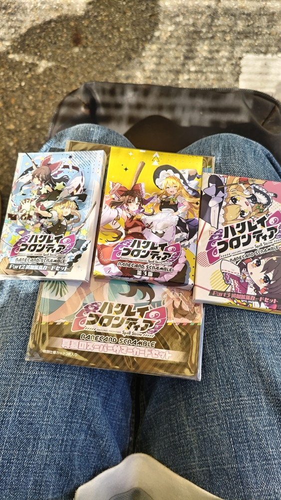 2024年秋の東方イベントに参加した人に、戦利品の写真と感想を送って