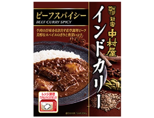 「インドカリー ビーフスパイシー」「インドカリー スパイシーチキン」