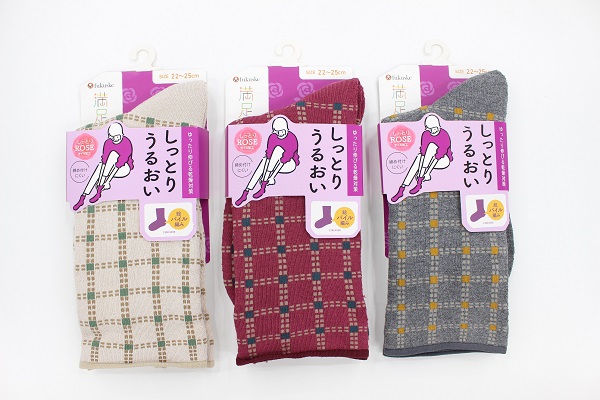 「満足」レディースソックス　2足セット