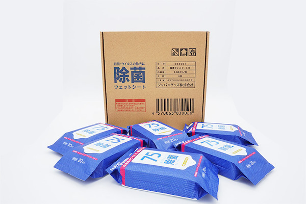 アルコール除菌ウエットシートEX6個入