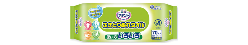 アテント ふきとりぬれタオル