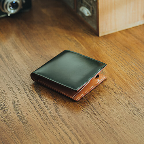 Cordovan 馬臀皮短夾