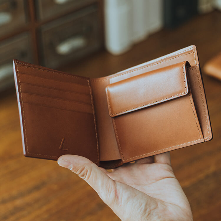 Cordovan 馬臀皮短夾