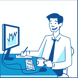 自宅で会社資金でトレードします。
