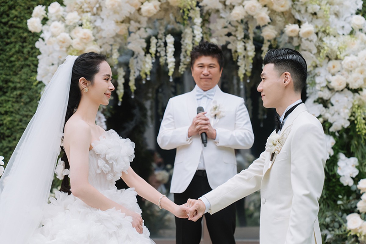【車勢星聞】胡瓜乾女兒Samira香蜜拉婚禮延期三次終於順利舉辦。（圖：勇年攝影提供）