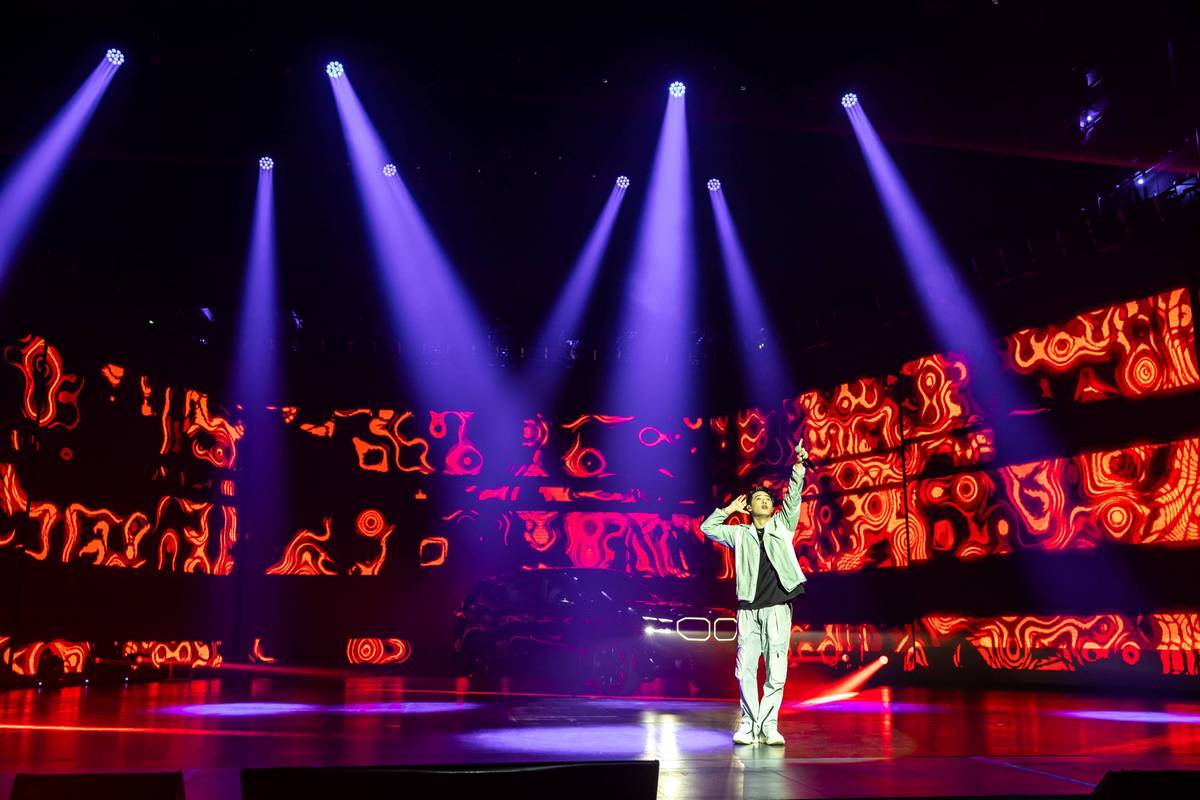 【車勢星聞】獨家影音/熊仔快嘴饒舌BMW「We Are M. Speed Beats Concert」演唱會。(圖:BMW提供)