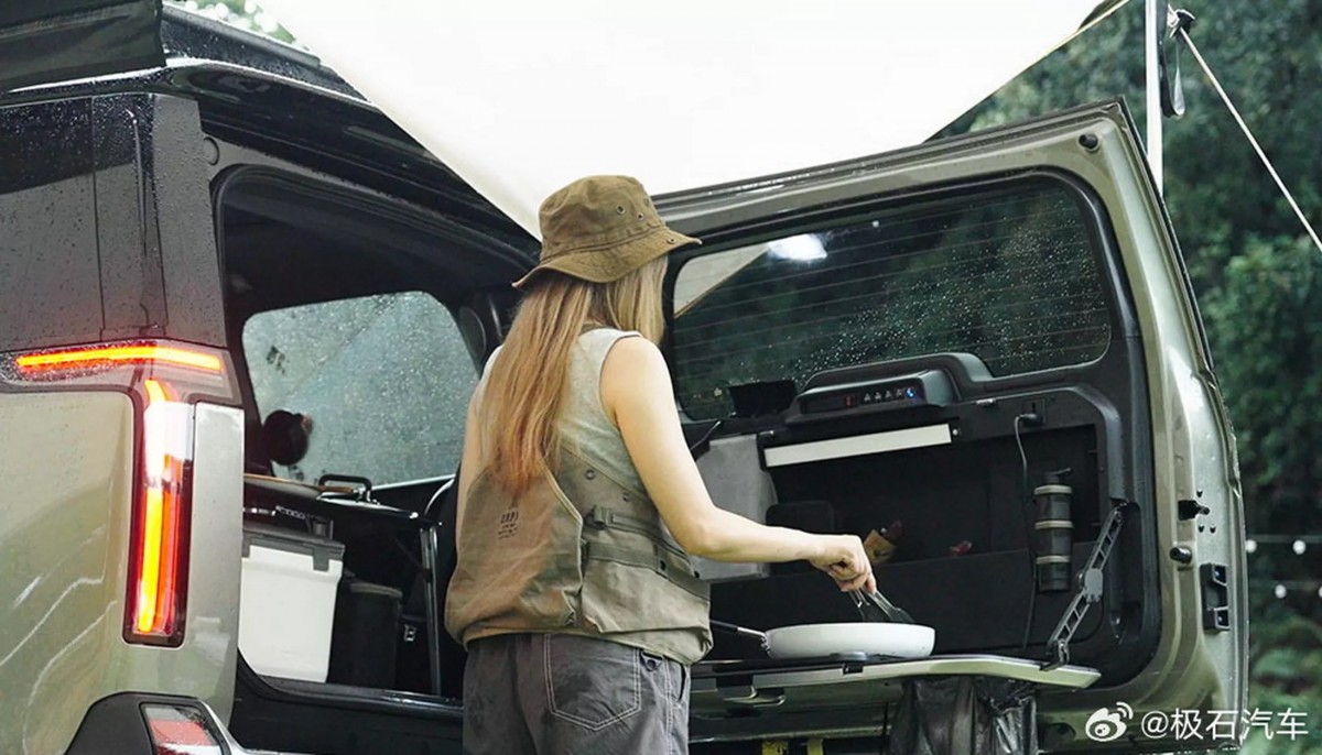 尾門有著實用的露營模組,針對露營用者來說非常吸引人。