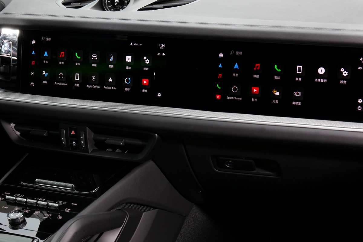最大特色就是配置12.3吋中控螢幕與副駕駛座10.9吋螢幕。