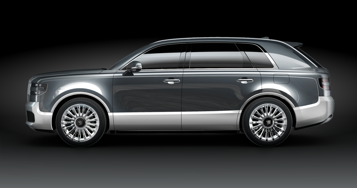 從引擎蓋到A柱的線條,以及「几帳面」車側版件,都營造出了截然不同的霸氣氛圍。