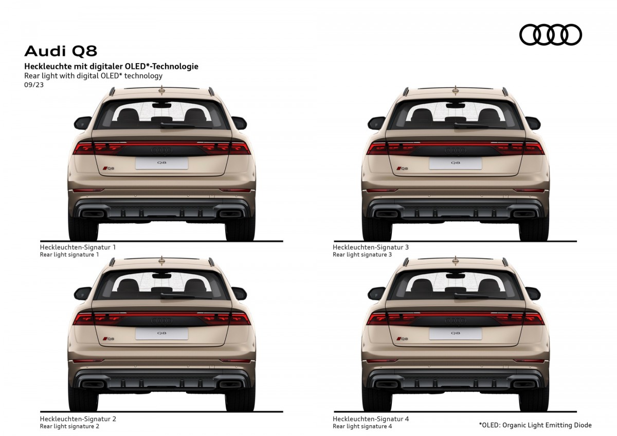 尾燈其實也有許多種排列選擇,讓車主可以依照自己的喜愛排列。