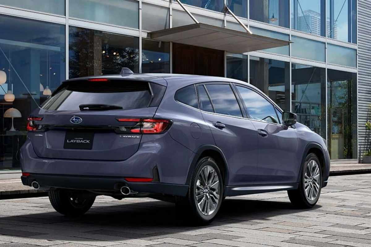 Levorg Layback有配備防刮飾板來營造跨界氛圍。