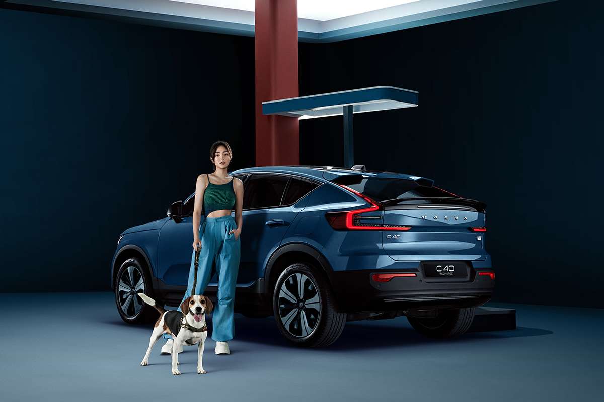 【車勢星聞】Volvo C40 Recharge攜手王淨演繹「生來,獨領不凡」絕對自信。(圖:品牌提供)