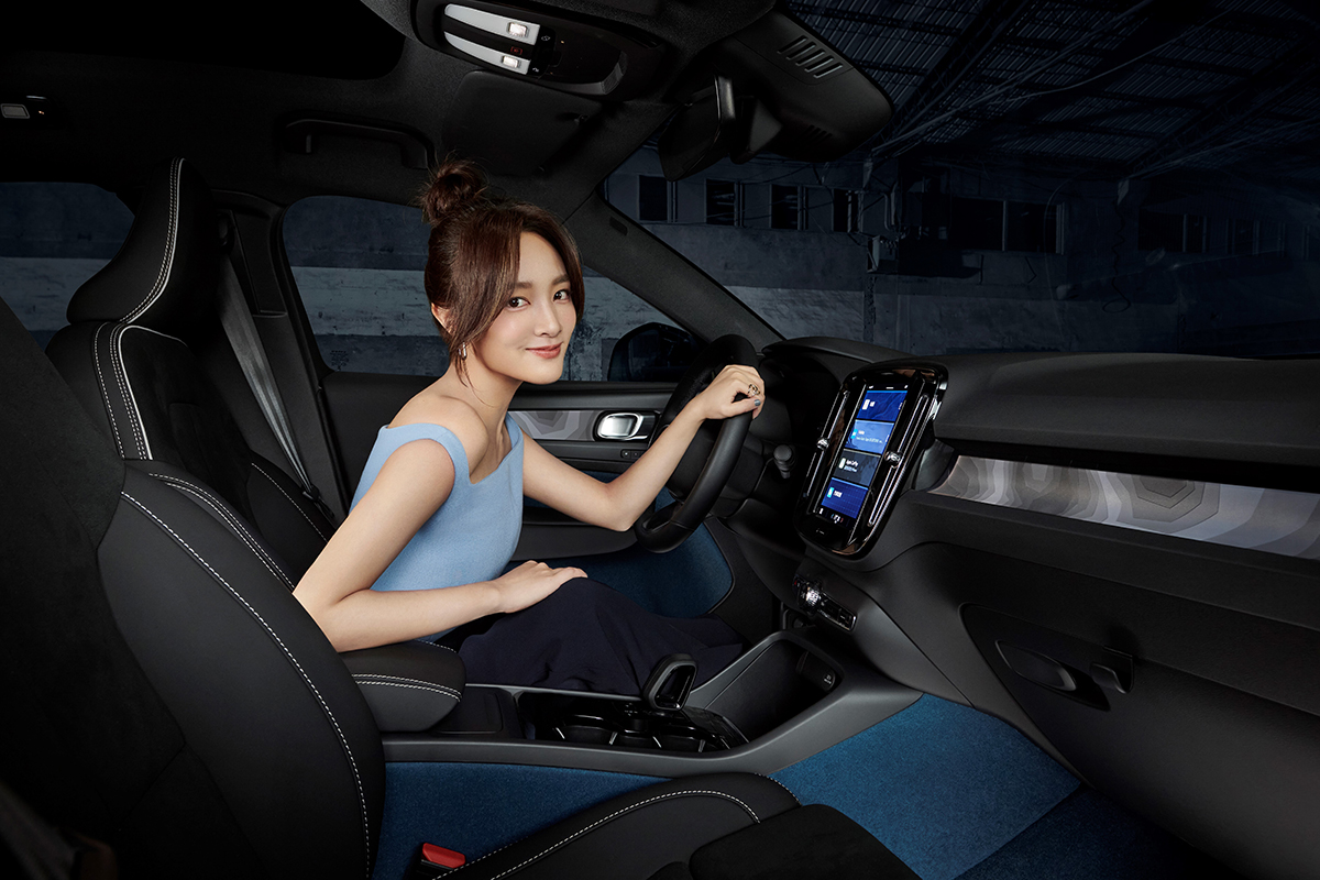 【車勢星聞】Volvo C40 Recharge攜手王淨演繹「生來,獨領不凡」絕對自信。(圖:品牌提供)